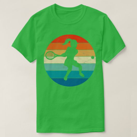 テニス選手1 Tシャツ (デザイン正面)