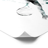 テニス選手3 – ポスター (角)