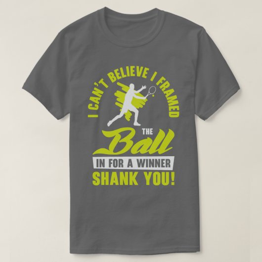 テニス選手4 Tシャツ (デザイン正面)