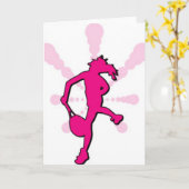 テニス選手 カード (黄色い花)