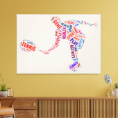 テニス選手 キャンバスプリント (インサイチュ (リビング))