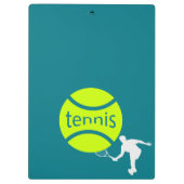 テニス選手 クリップボード (裏面)