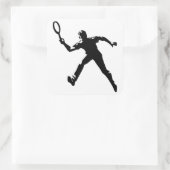 テニス選手 スクエアシール (バッグ)