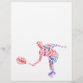 テニス選手 チラシ (正面)