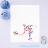 テニス選手 チラシ (シングル)