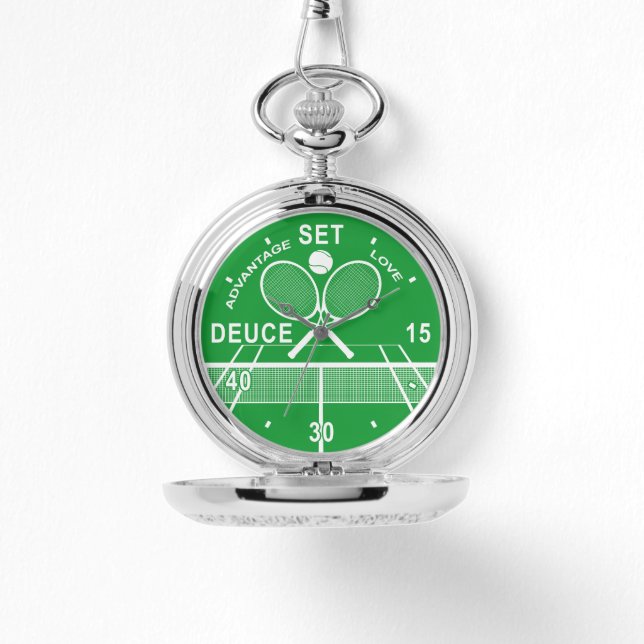 テニス選手、テニスウォッチ 腕時計 (正面)