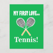 テニス選手 ポストカード (正面)