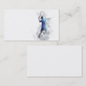 テニス選手-名刺 名刺 (正面/裏面)