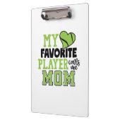 テニス選手 |私のお気に入りのプレイヤーは母に電話 クリップボード (左)