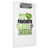 テニス選手 |私のお気に入りのプレイヤーは母に電話 クリップボード (右)