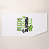 テニス選手 |私のお気に入りのプレイヤーは母に電話 バスタオル (バスタオル)