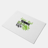 テニス選手 | Livin That Tennisパパライフ ドアマット (アングル)