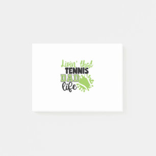 テニス選手   Livin That Tennisパパライフ ポストイット