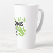 テニス選手 | Livin That Tennis Mom Life カフェラテマグ (右アングル)