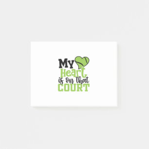 テニス選手   My HeartIs on That Court ポストイット