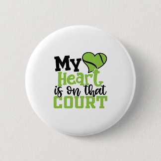 テニス選手 | My HeartIs on That Court 缶バッジ