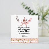 テニス選手Caへの引退をテーマにしたテニス カード (スタンド正面)