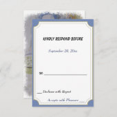 テニス選手RSVP 出欠カード (正面/裏面)