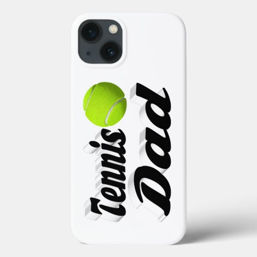 テニス部父 iPhone カバー (裏面)