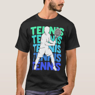 テニス青年男子ボーイズキッズ Tシャツ