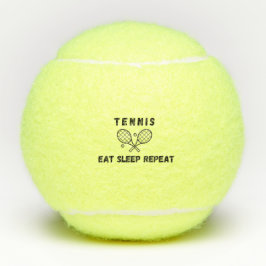 テニス食べススリープリピートおもしろい引用文タイポグラフィおもしろい テニスボール