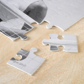 テニス2を遊んでいる女性 ジグソーパズル (側面)