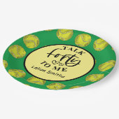 テニス40歳の誕生日紙プレート選手パーティー ペーパープレート (アングル)