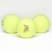 テニス40歳の誕生日 テニスボール (マルチ)