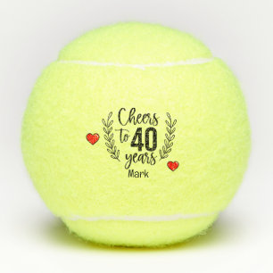 テニス40歳の誕生日 テニスボール