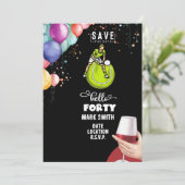 テニス40歳の誕生日 招待状 (スタンド正面)