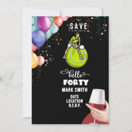 テニス40歳の誕生日 招待状