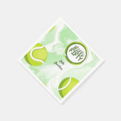 テニス50誕生日 スタンダードカクテルナプキン (角)