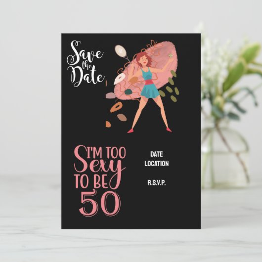 テニス50thと素晴らしい誕生日パーティー 招待状 (スタンド正面)