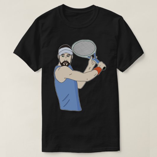 テニス5 Tシャツ (デザイン正面)