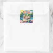 テニス60周年テニスボール スクエアシール (バッグ)