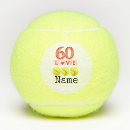テニス60誕生日 テニスボール