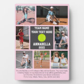 テニス7枚フォトコラージュ選手名 フォトプラーク (正面)