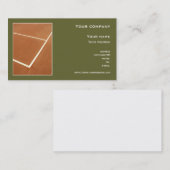 "テニス"の名刺 名刺 (正面/裏面)