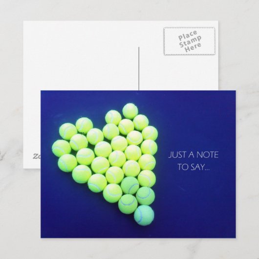 テニス♥はがき ポストカード (正面/裏面)