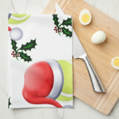 テニス キッチンタオル (四つ折り)