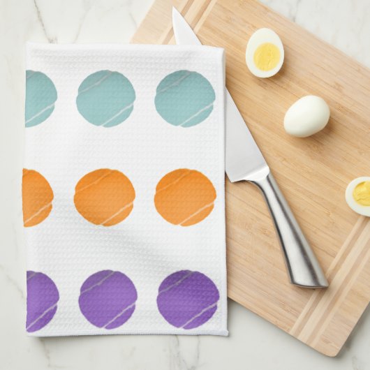 テニス キッチンタオル (四つ折り)