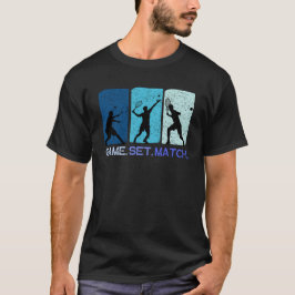 テニス ゲーム セット マッチ Tシャツ