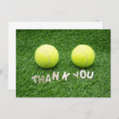 テニス サンキューカード (正面/裏面)