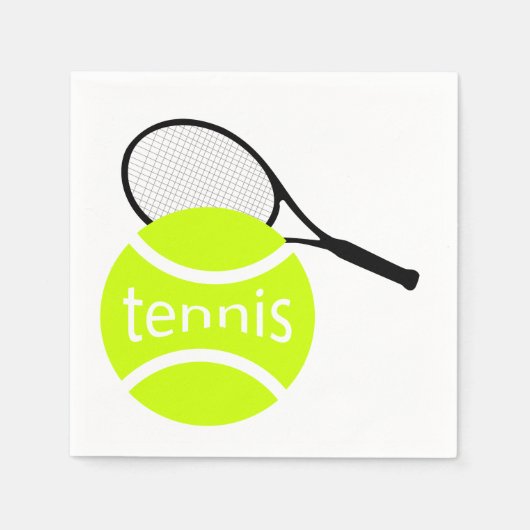テニス スタンダードカクテルナプキン (正面)