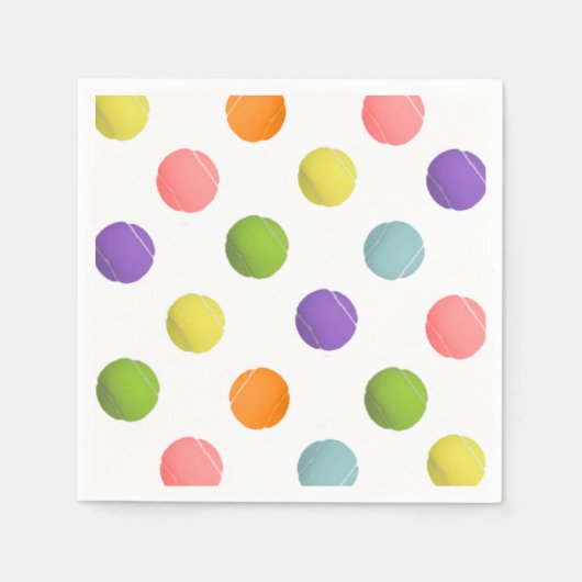 テニス スタンダードカクテルナプキン (正面)