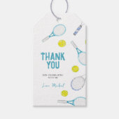 テニス スポーツ テーマ 誕生日 ギフト タグ (正面)