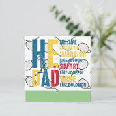 テニス スマッシュサーブ：テニス ダッド 父の日 カード (スタンド正面)