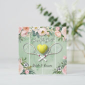 テニス セーブザデート プレイヤー ウェディング ウォーターカラー (スタンド正面)