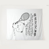 テニス タペストリー (正面(横))