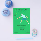 テニス チラシ (シングル)